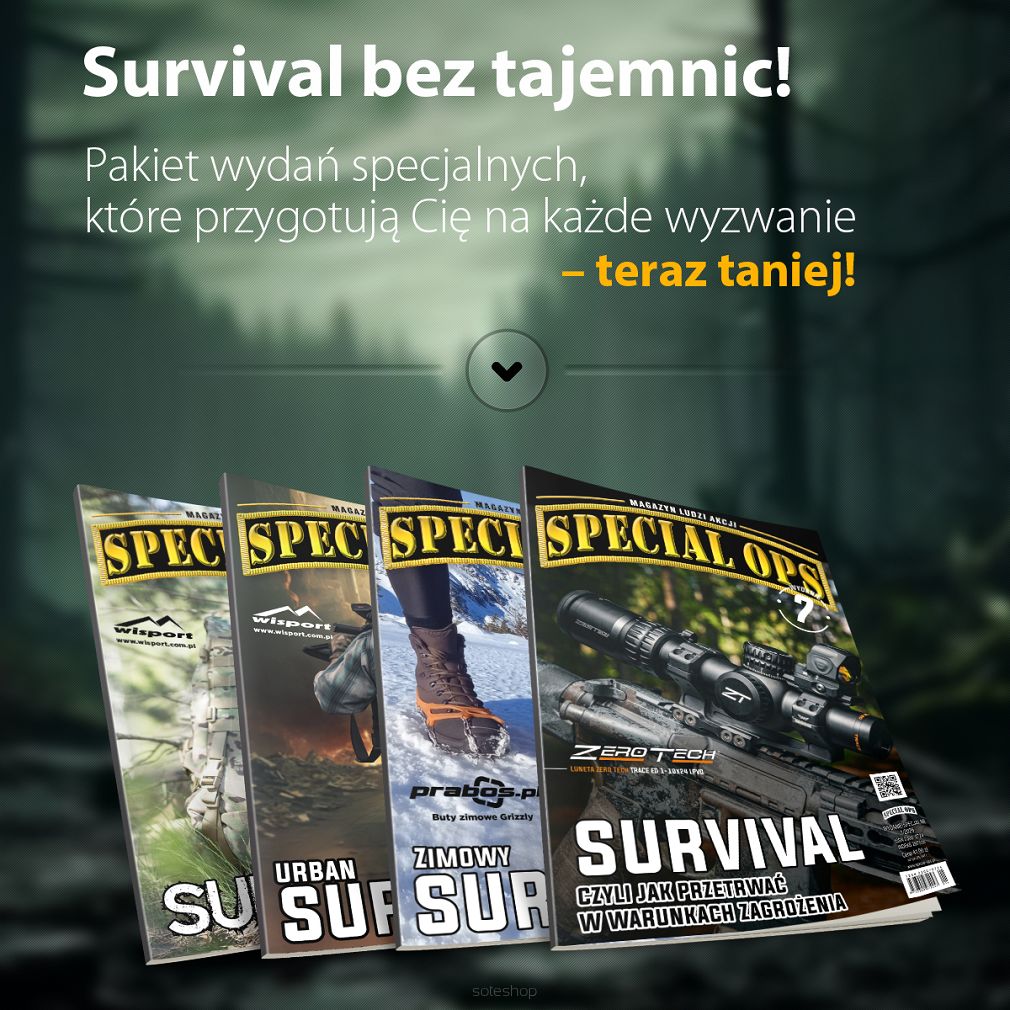 PAKIET - 4 X SPECIAL OPS SURVIVAL