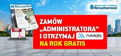 Prenumerata roczna (papierowa) Administrator i Menedżer Nieruchomości + dostęp do AIMONa – nowoczesnego systemu informacji prawnej opartego na rozwiązaniach AI.
