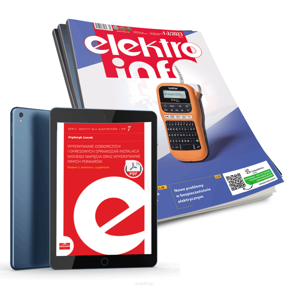 Dwuletnia prenumerata papierowa elektro.info + dostęp do portalu + e-book Wykonywanie odbiorczych...