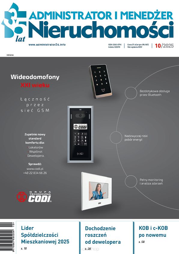 Administrator i Menedżer Nieruchomości 10 2025 PDF