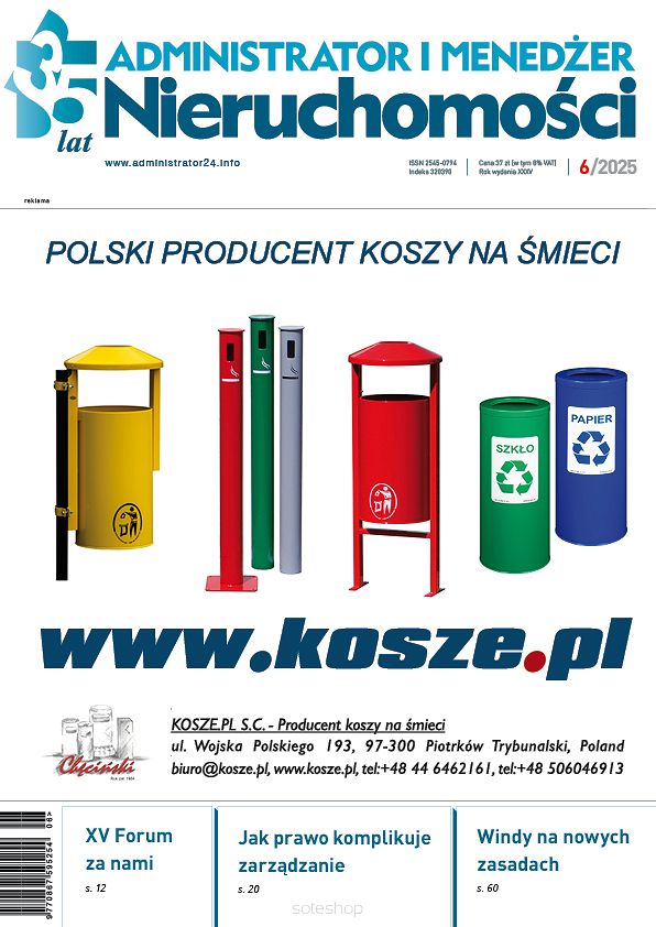 Administrator i Menedżer Nieruchomości 6/2025 PDF